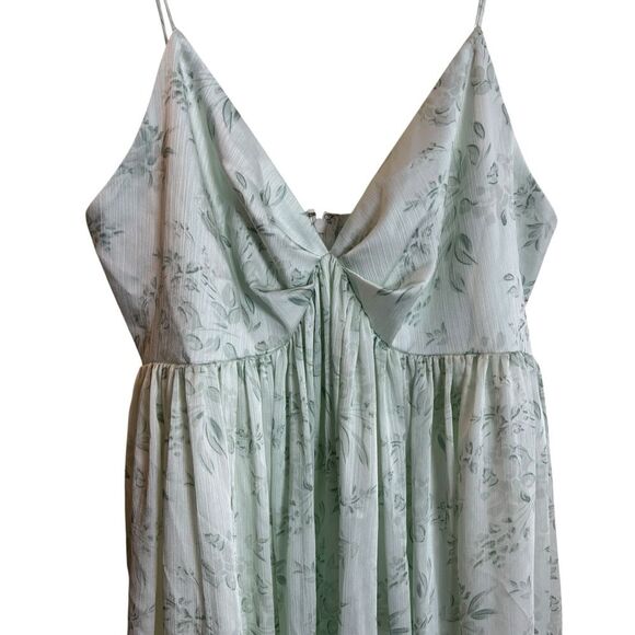 Sachin & Babi Jessica Gown in Jade Rose Watercolor Size 6 NEW - Picture 13 of 13